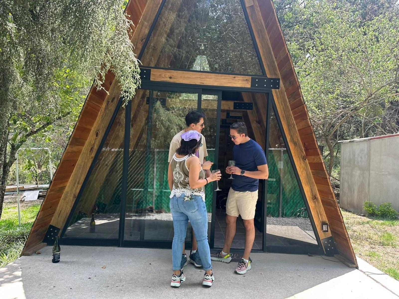 Cabanas Alpina, Romantica Y Acogedora A 10 Minutos Del Centro تيبوزتلان المظهر الخارجي الصورة