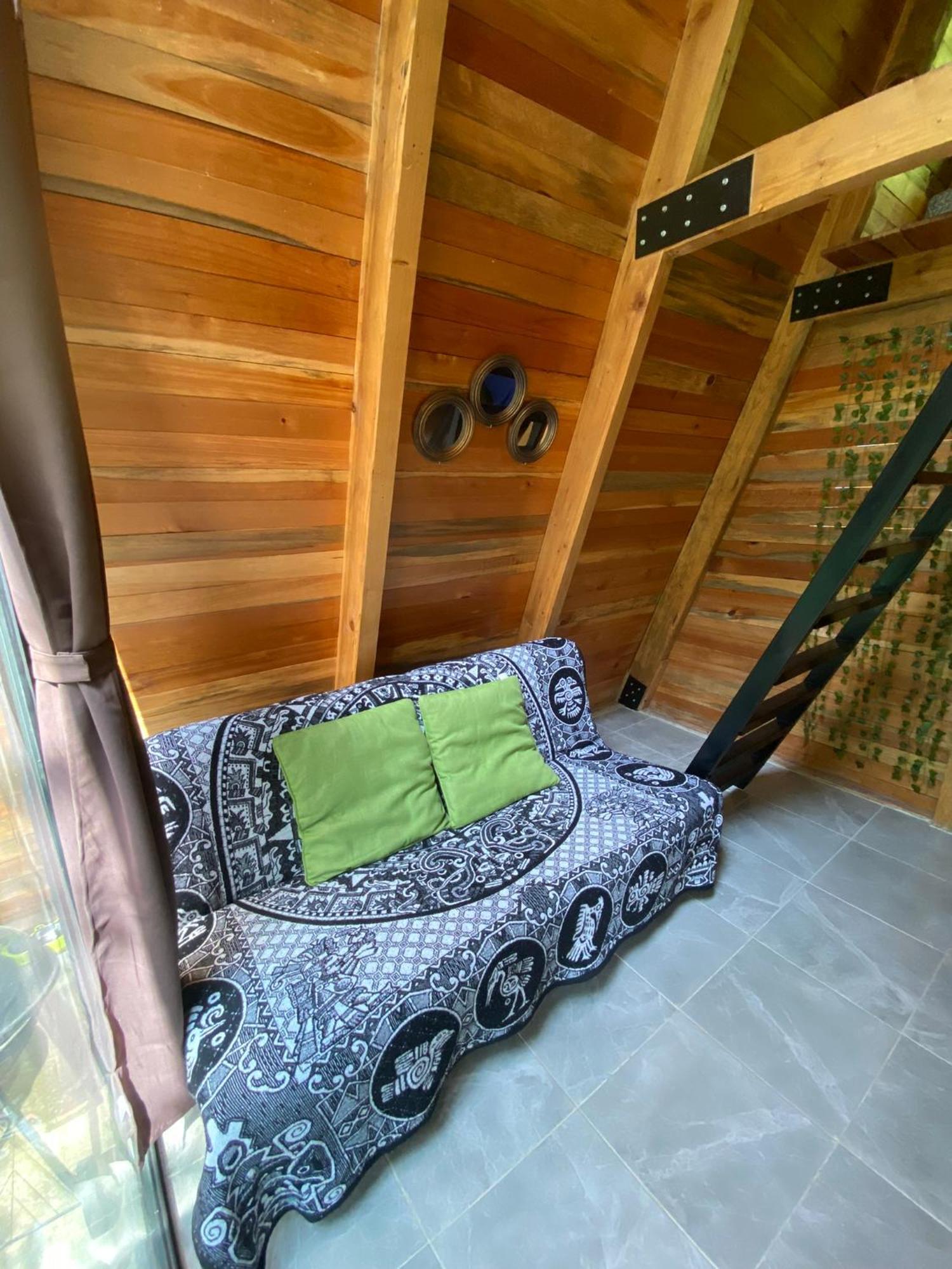Cabanas Alpina, Romantica Y Acogedora A 10 Minutos Del Centro تيبوزتلان الغرفة الصورة